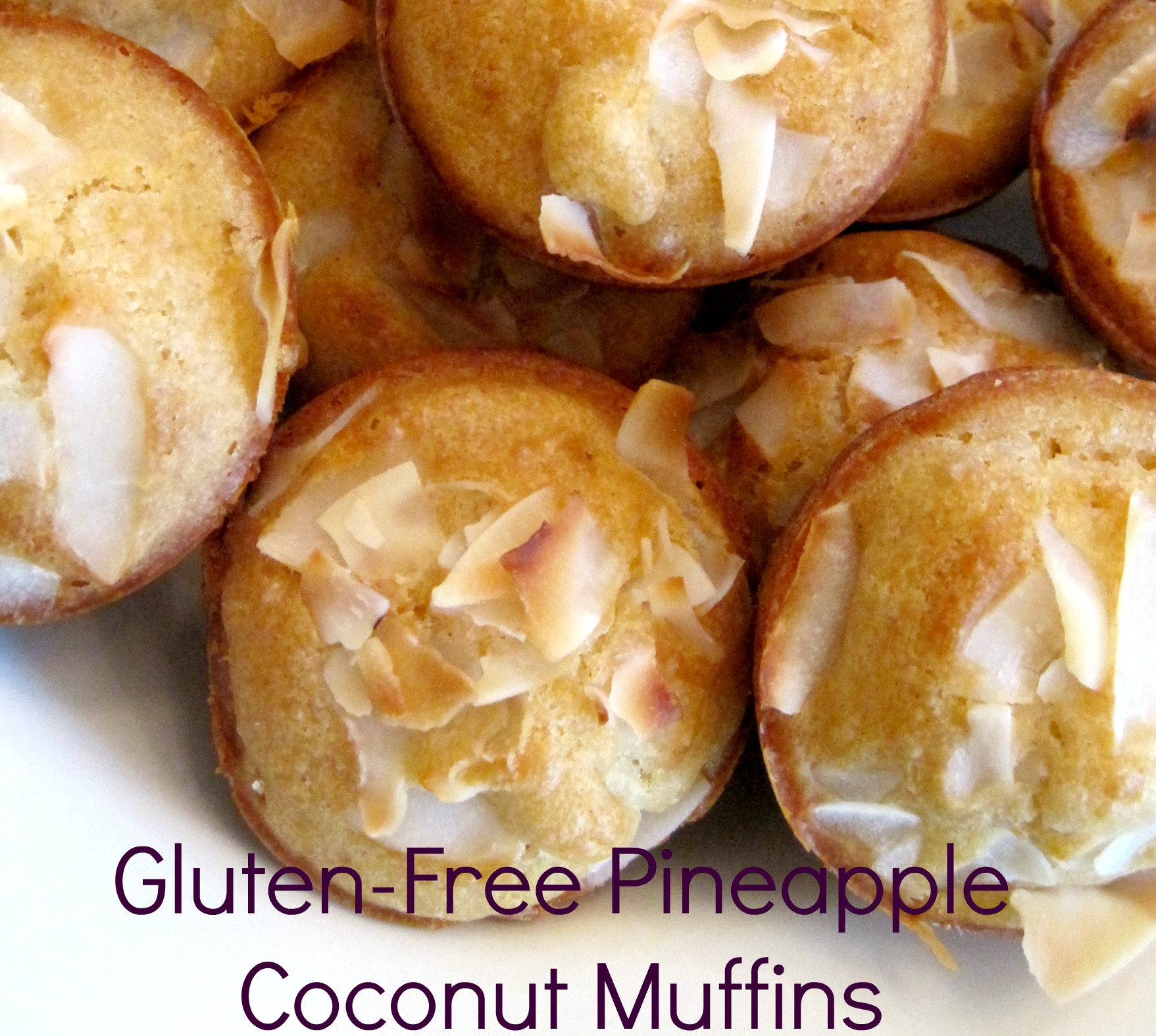 glutenfree pineapple coconut muffins
