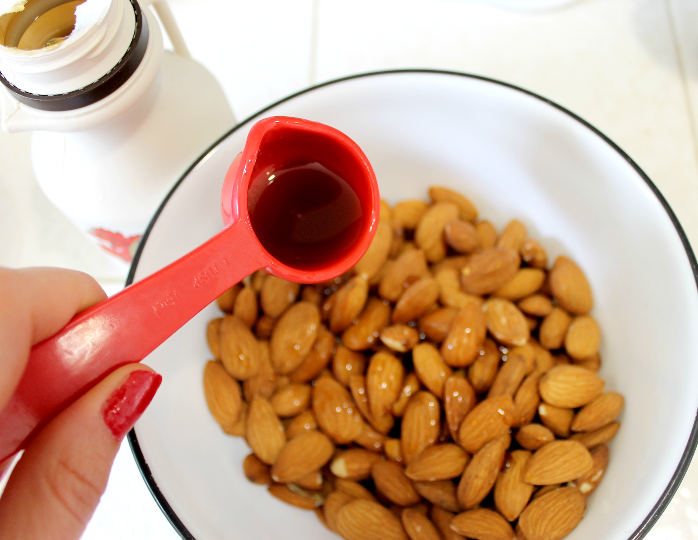Maple Roasted Almonds Maple Syrup
