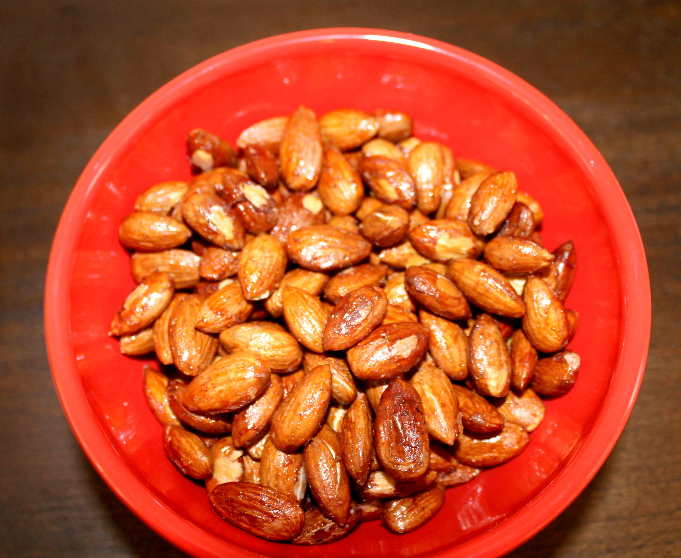 Maple Roasted Almonds Dish